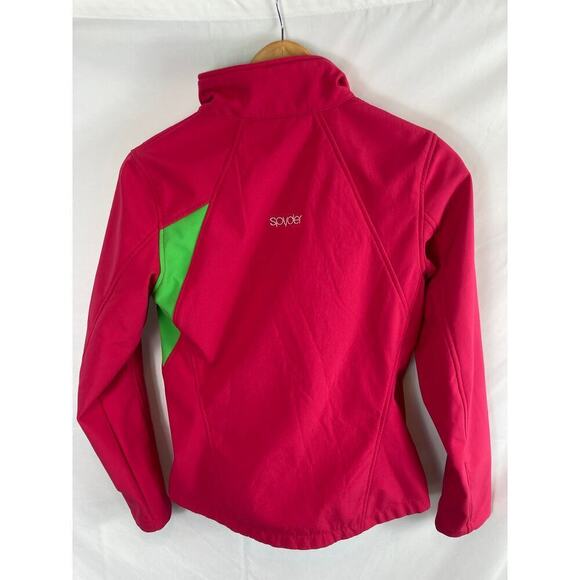 Spyder Pink Zip Up Jacket Size Small - Picture 6 of 6